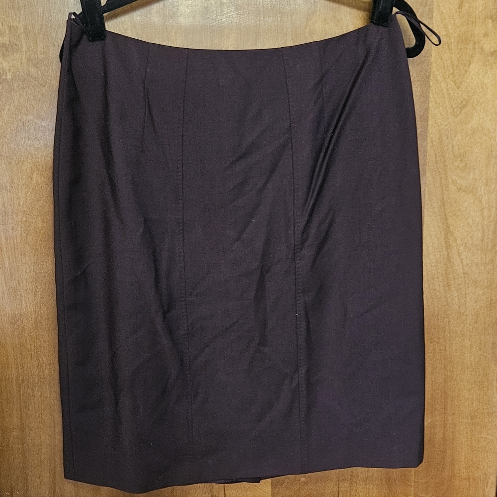 Hugo Boss Plum Pencil Skirt
